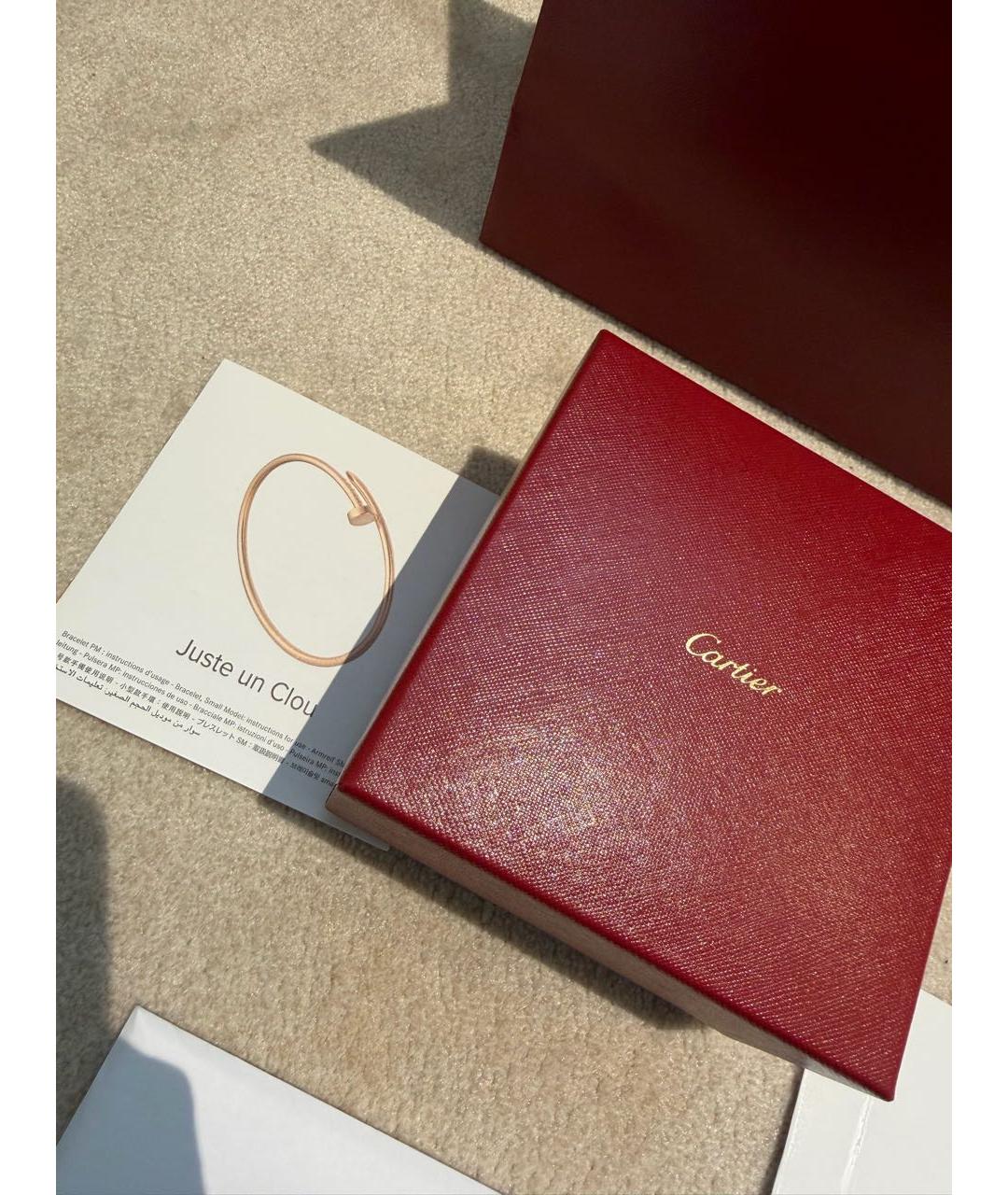 CARTIER Золотой браслет из розового золота, фото 6