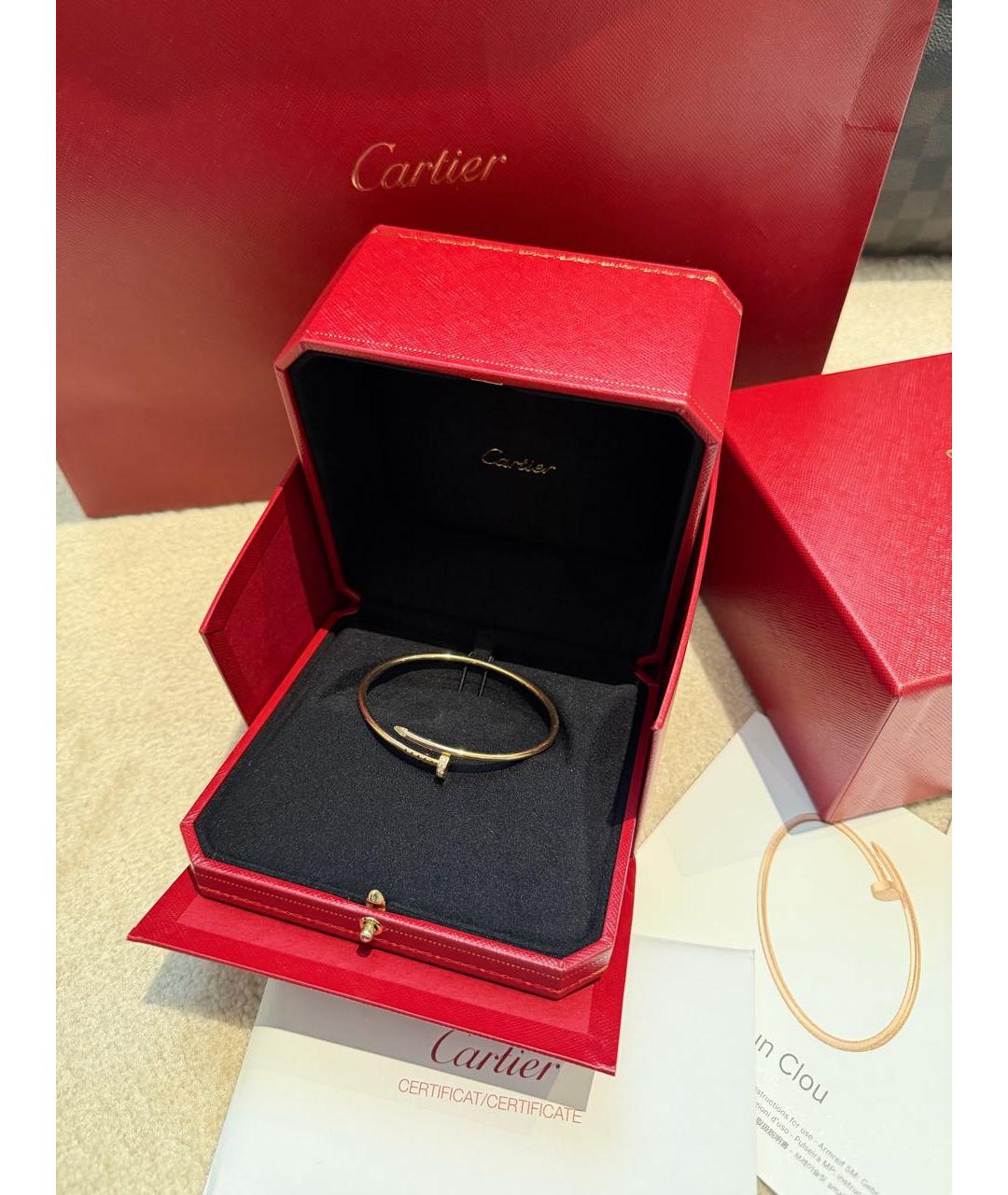 CARTIER Золотой браслет из розового золота, фото 2
