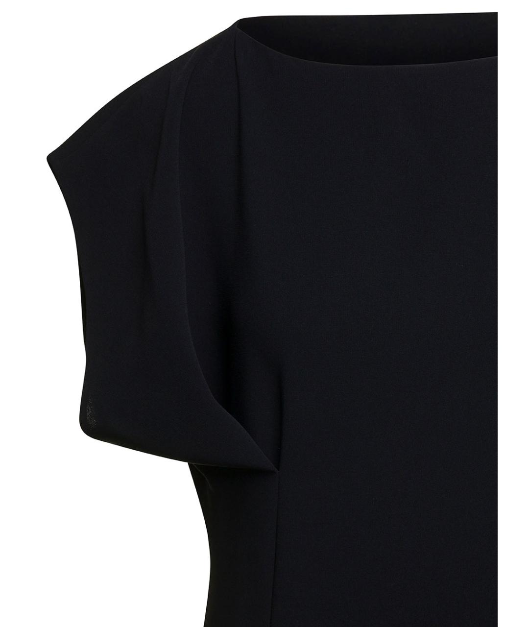 THE ROW Черное ацетатное повседневное платье, фото 3