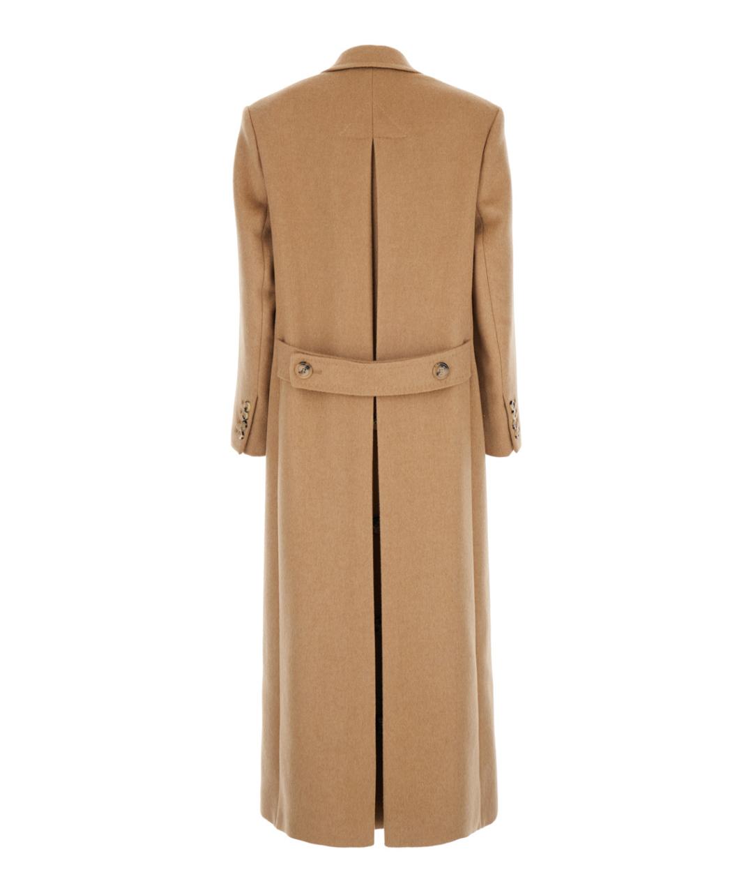 MAX MARA Бежевое шерстяное пальто, фото 2