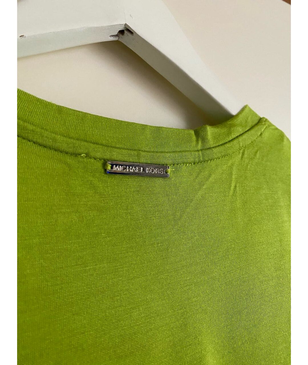 MICHAEL MICHAEL KORS Зеленая футболка, фото 4