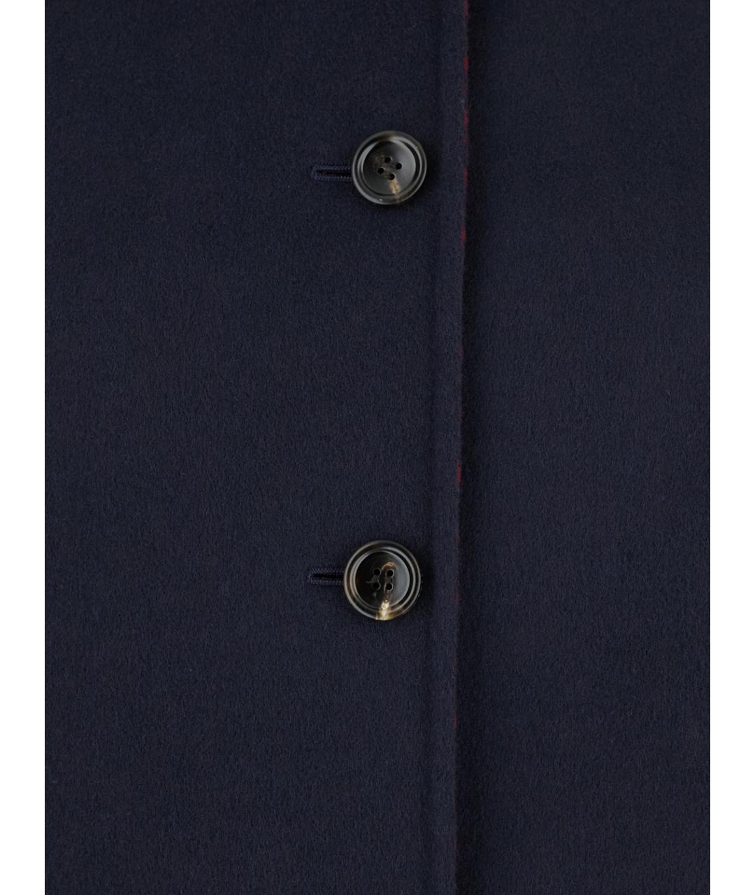 GUCCI Синее шерстяное пальто, фото 3