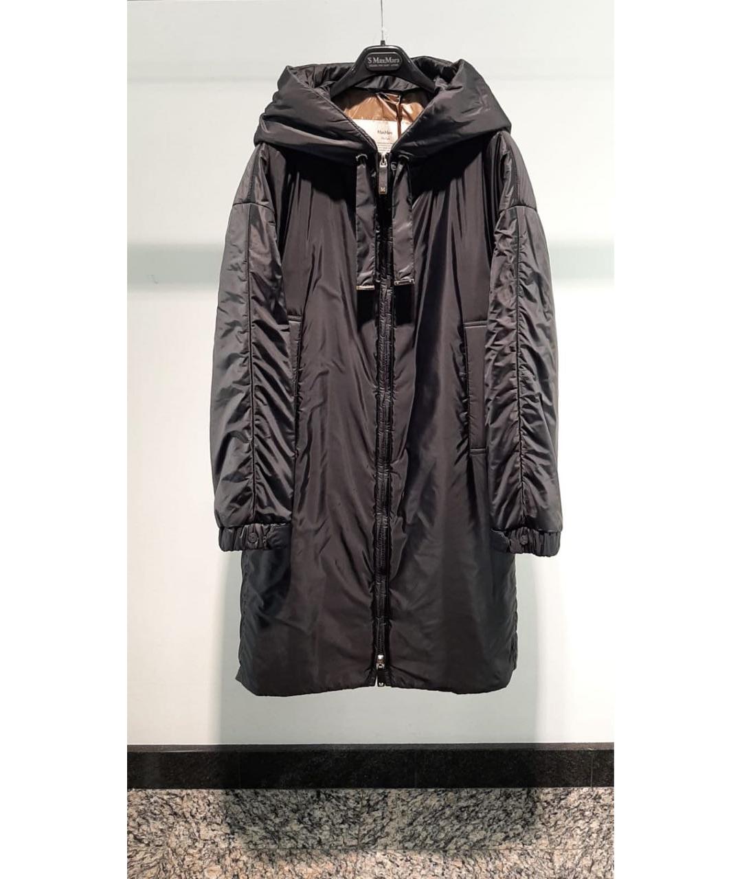 'S MAX MARA Черное пальто, фото 3