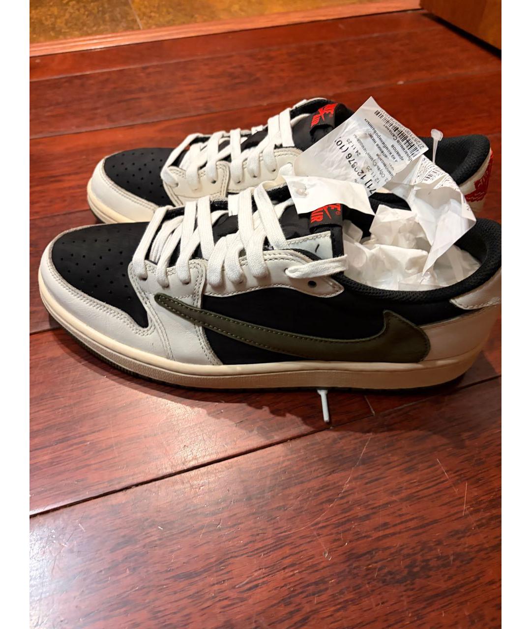 NIKE Черные замшевые низкие кроссовки / кеды, фото 5