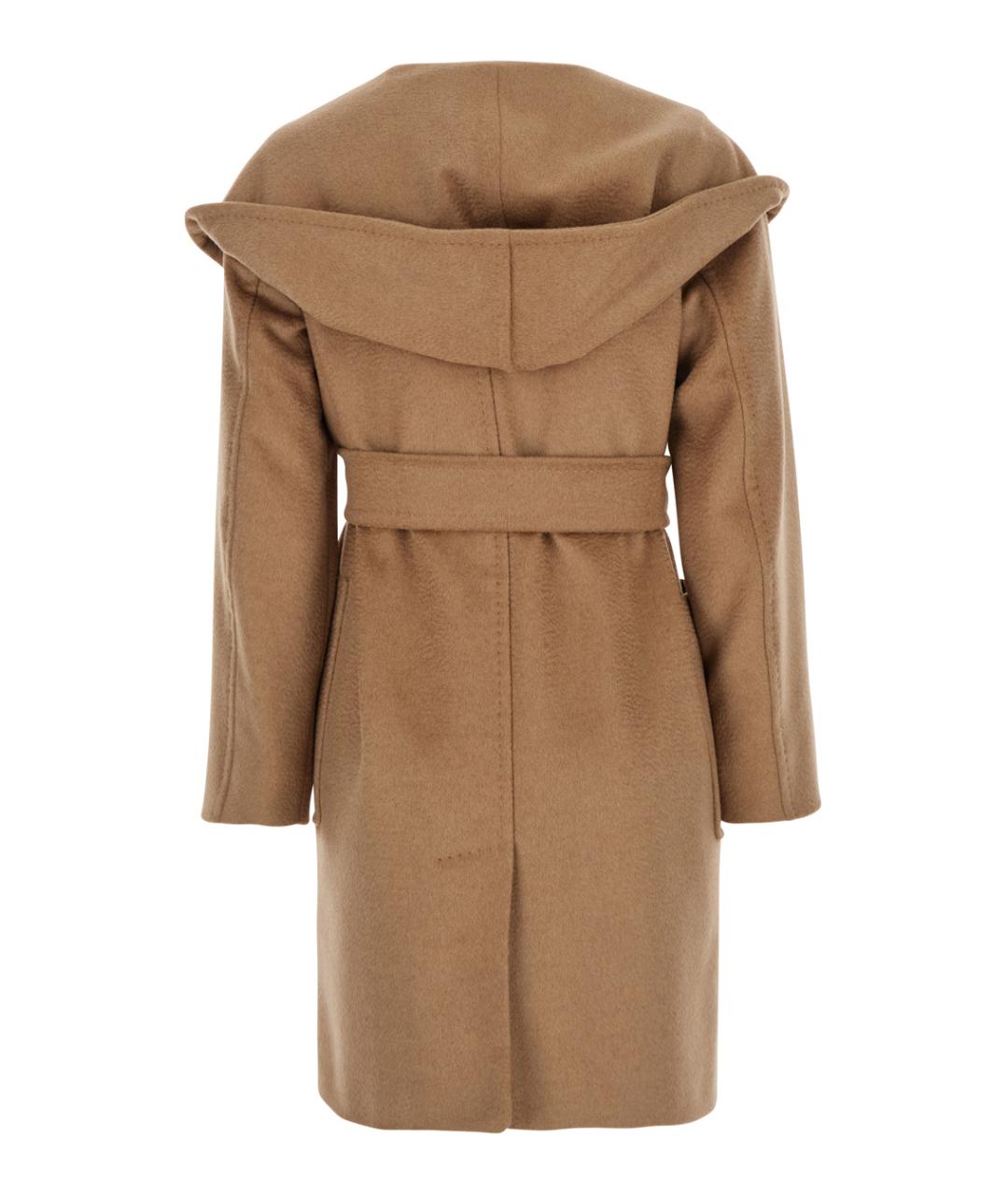 MAX MARA Бежевое шерстяное пальто, фото 2