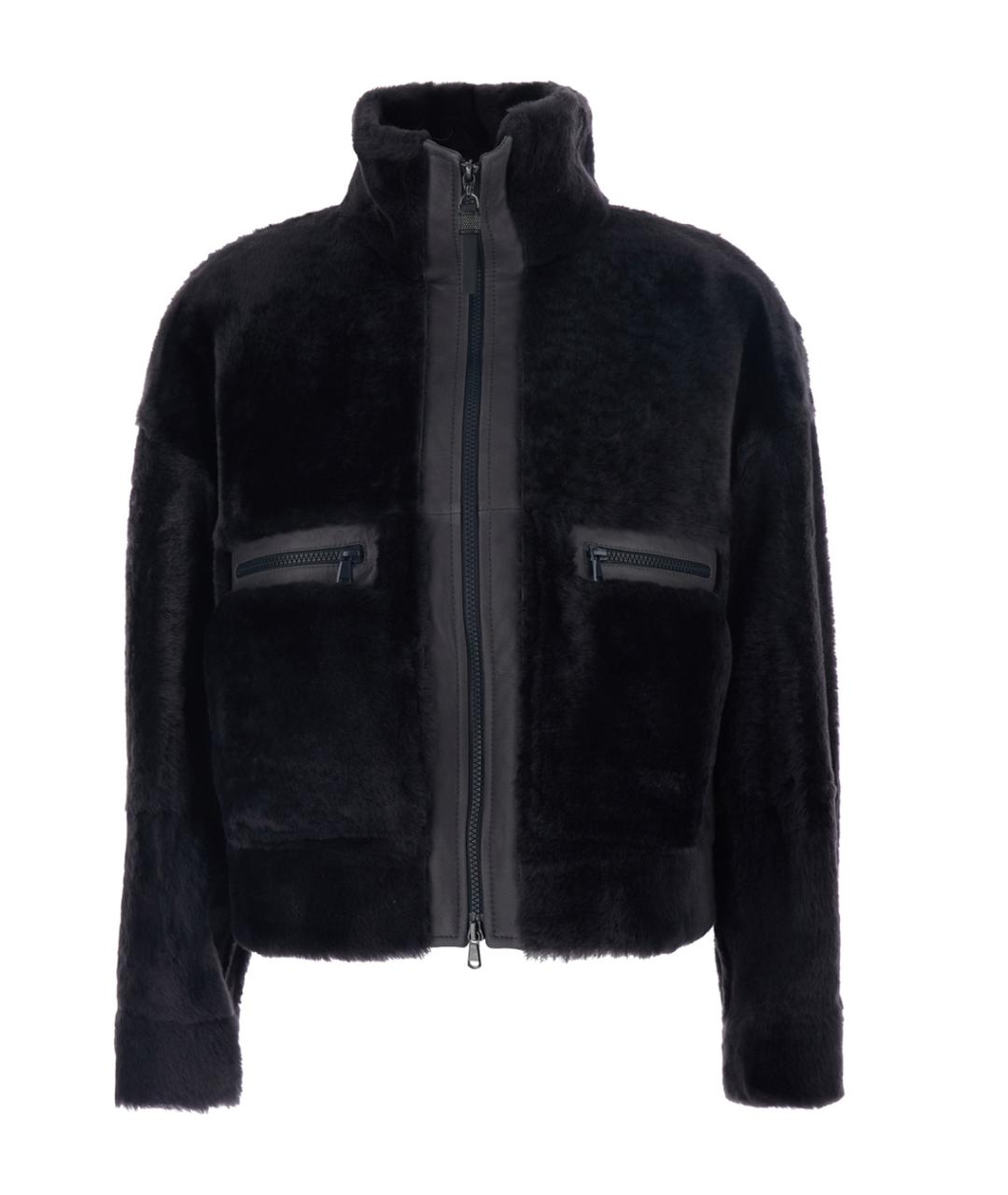 BRUNELLO CUCINELLI Черная меховая куртка, фото 1