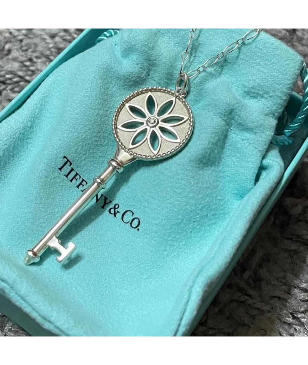 TIFFANY&CO Серебряная серебряная подвеска, фото 5