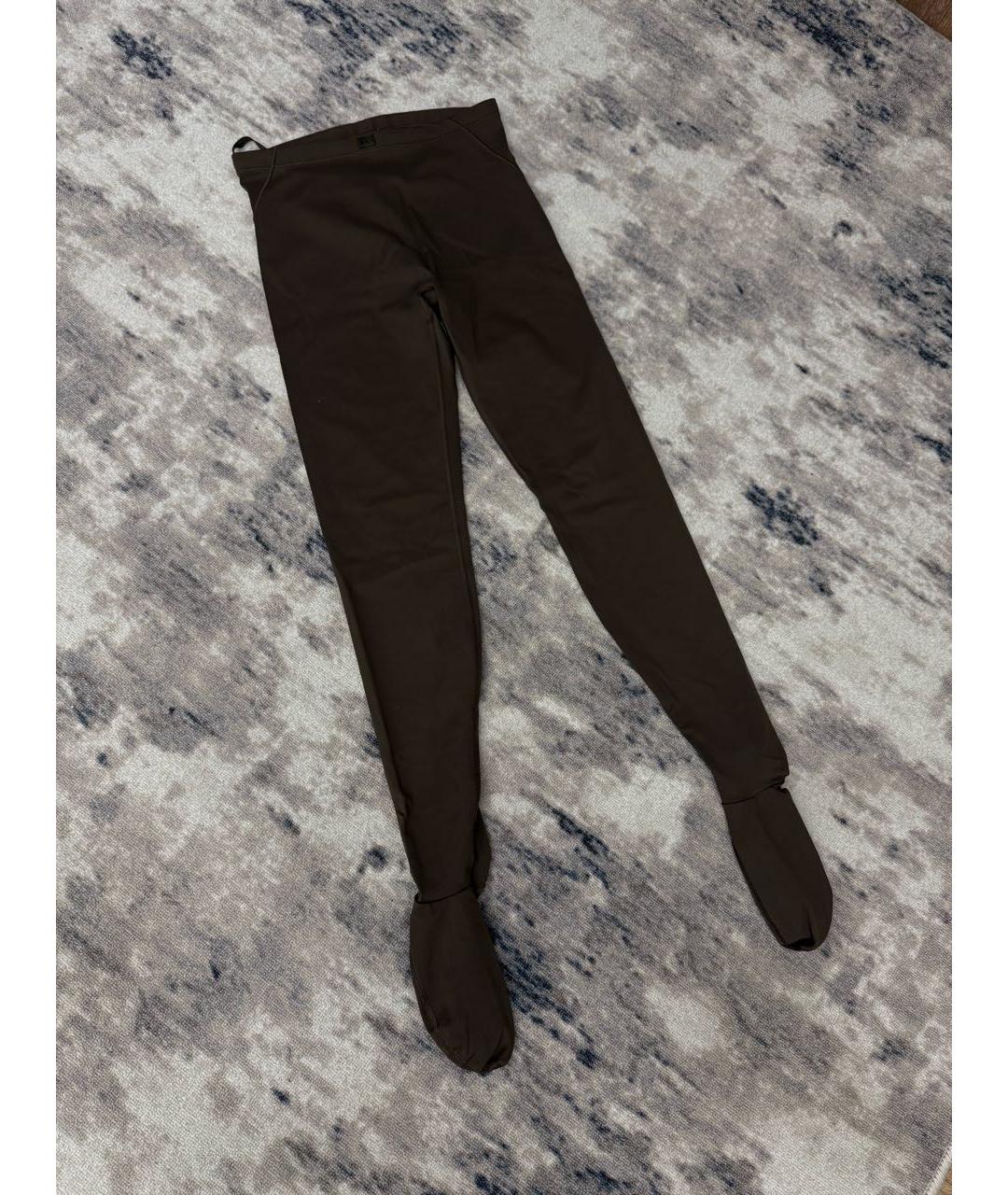 SKIMS Коричневые полиэстеровые спортивные брюки и шорты, фото 7