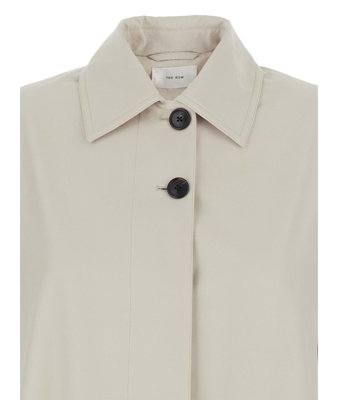 THE ROW Бежевый хлопковый тренч/плащ, фото 3