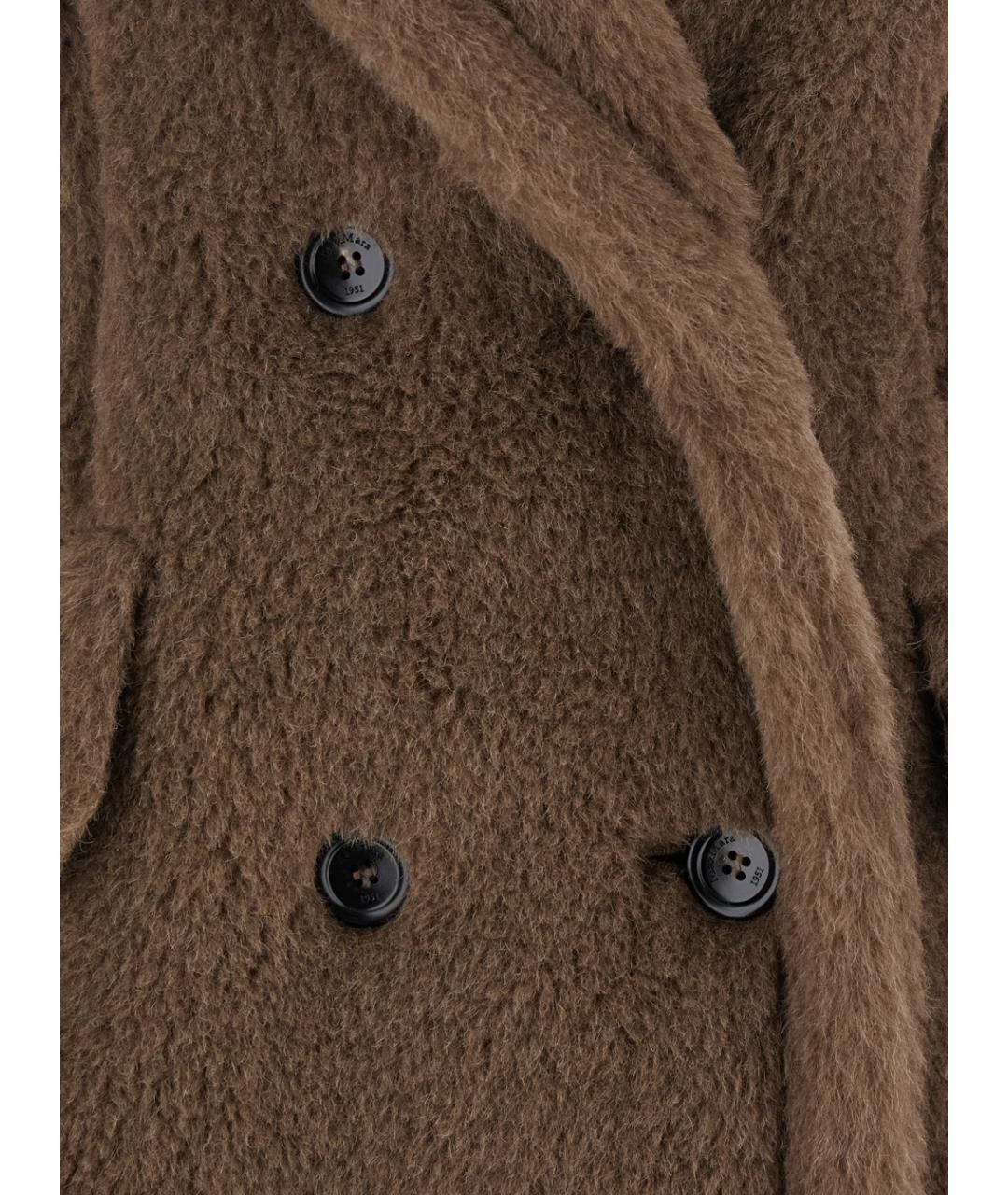 MAX MARA Коричневый шерстяной жилет, фото 3