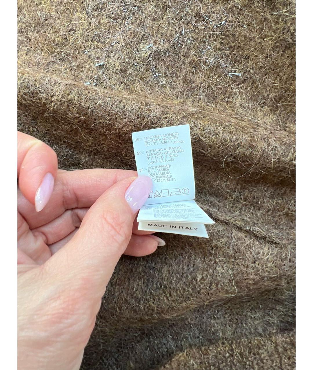 BRUNELLO CUCINELLI Коричневая шерстяная жилетка, фото 7