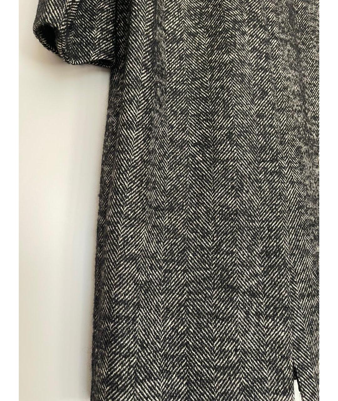 DOLCE&GABBANA Серое шерстяное пальто, фото 6