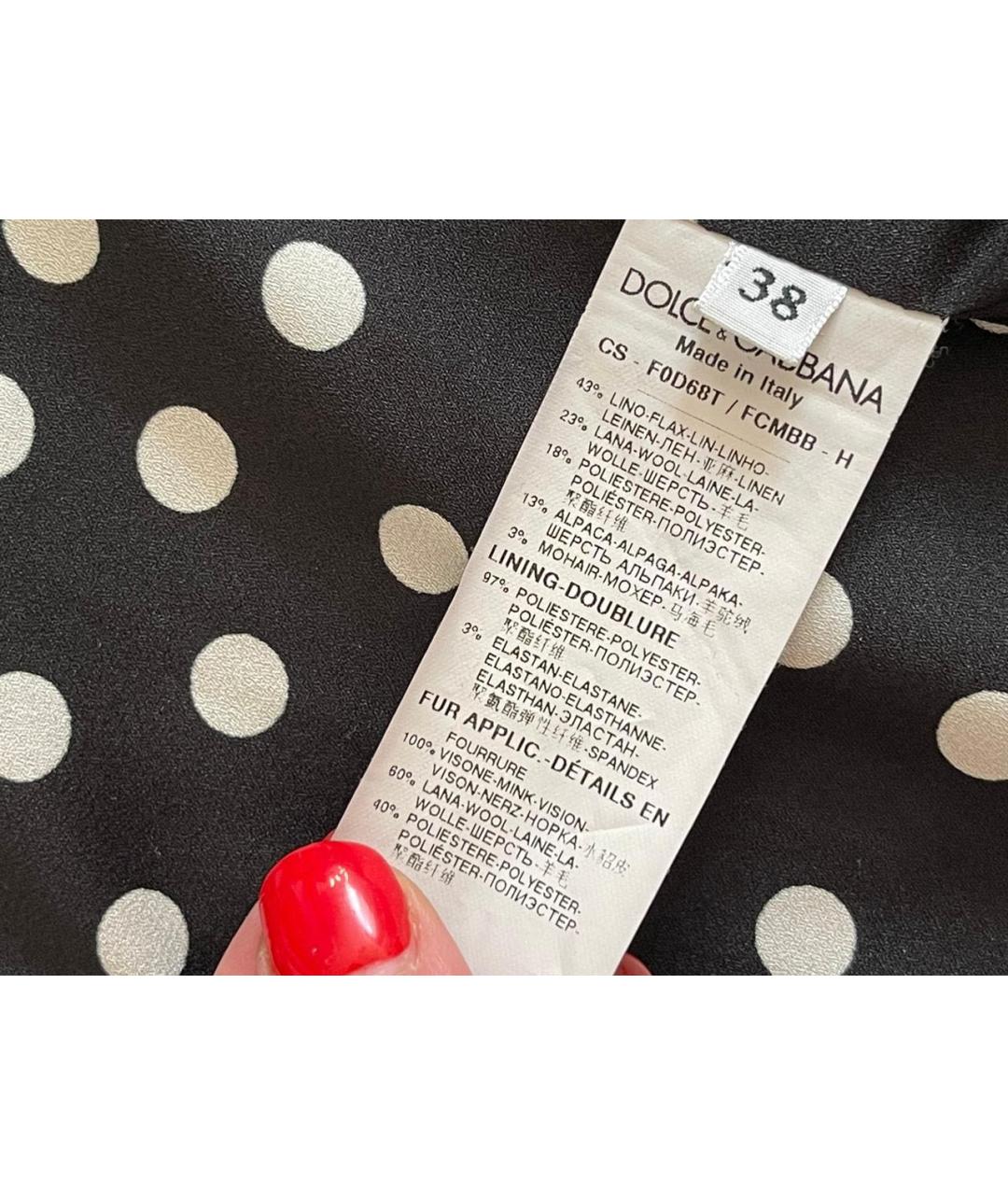 DOLCE&GABBANA Серое шерстяное пальто, фото 5