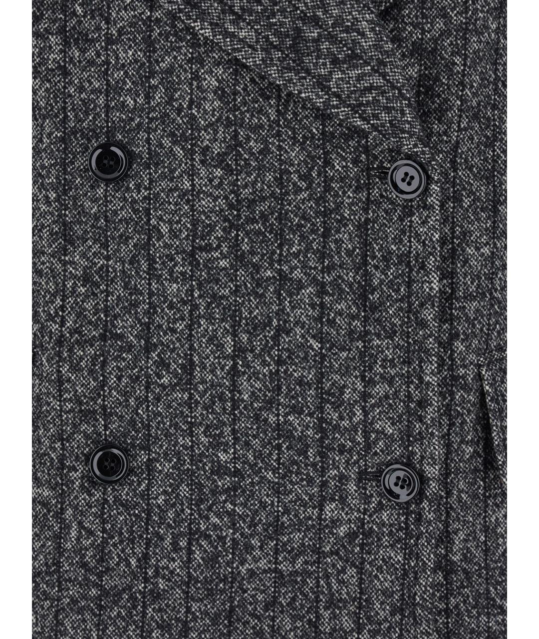 DOLCE&GABBANA Серый шерстяной жакет/пиджак, фото 3