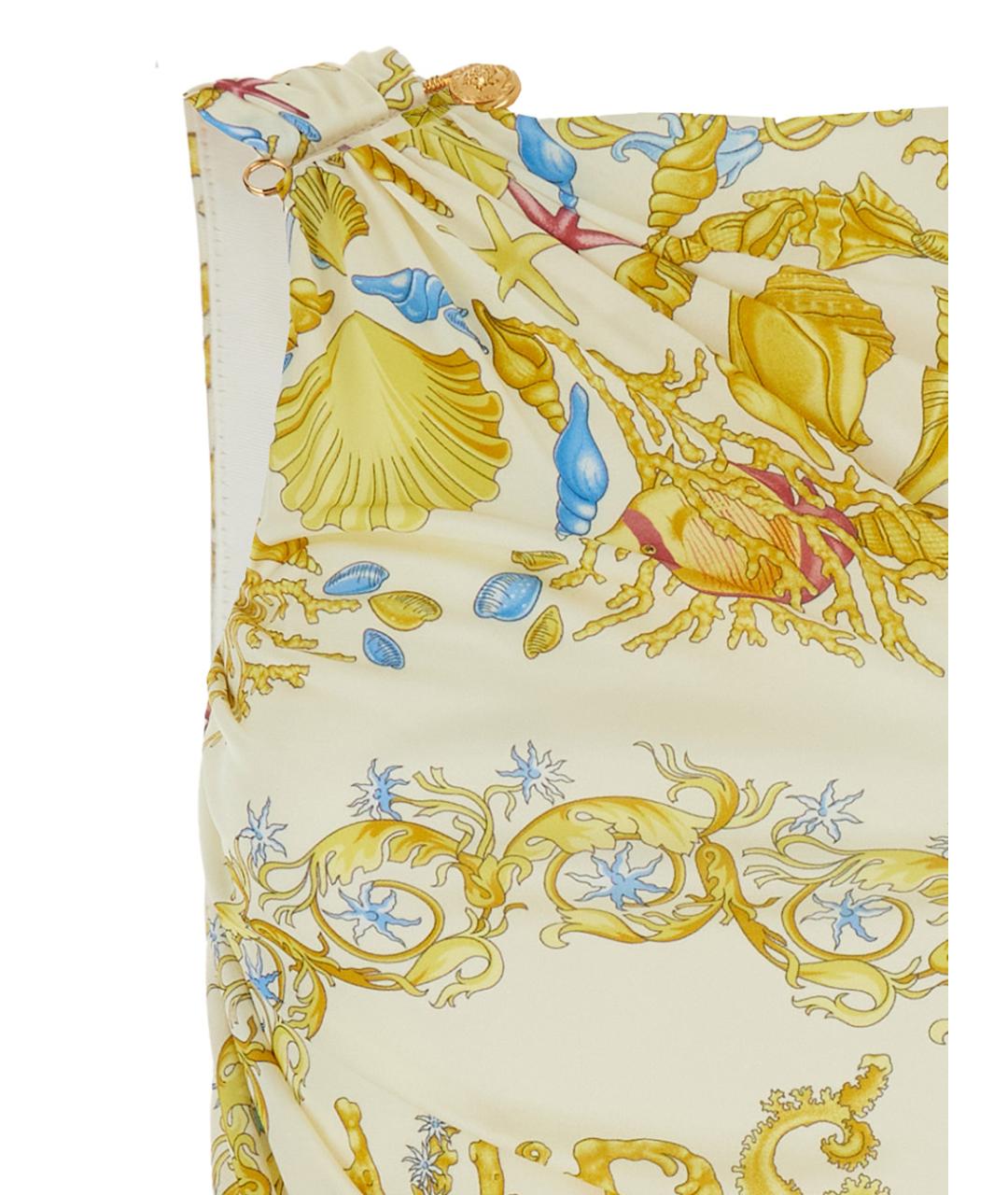 VERSACE Мульти вискозное повседневное платье, фото 3