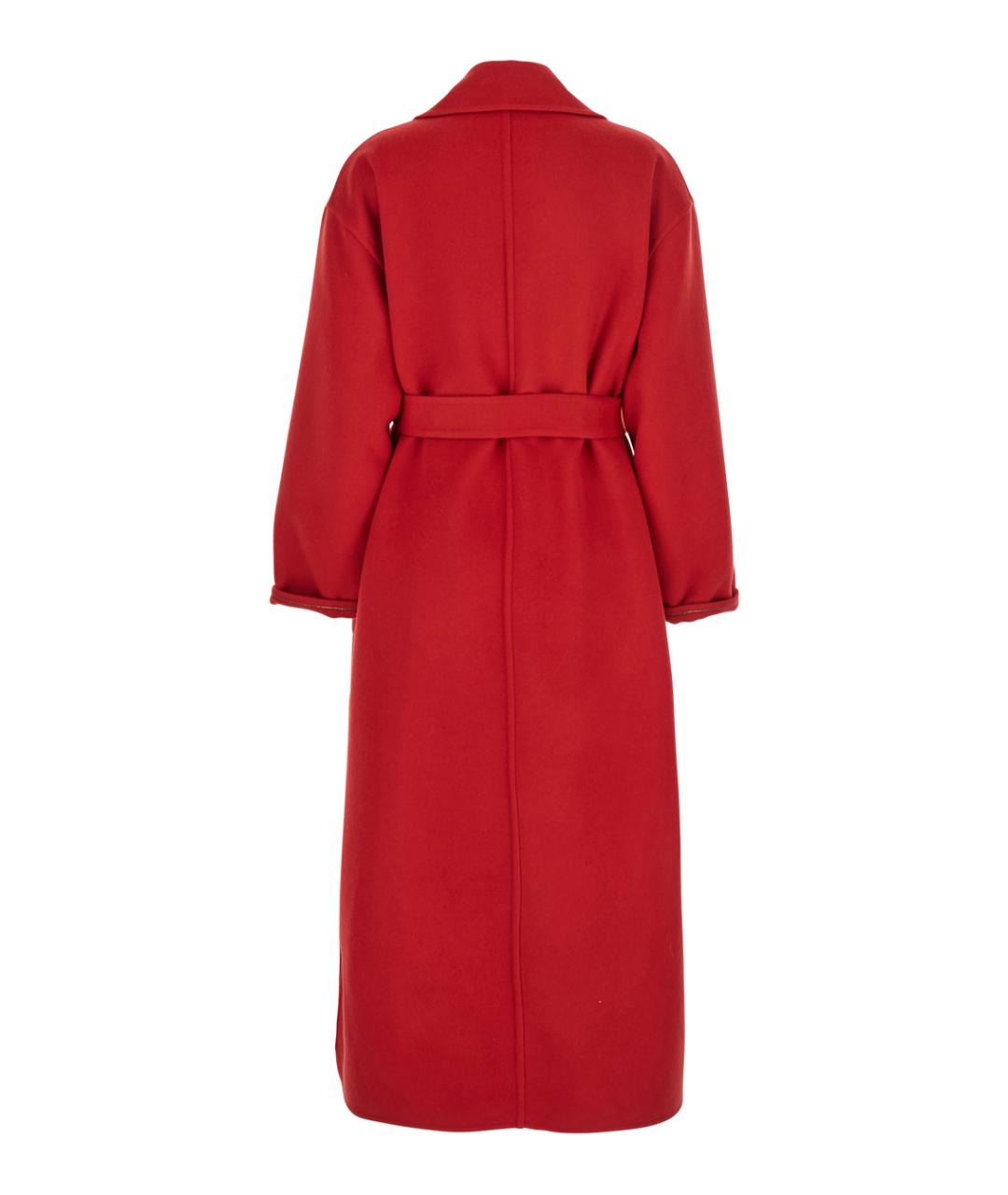 FABIANA FILIPPI Красное шерстяное пальто, фото 2