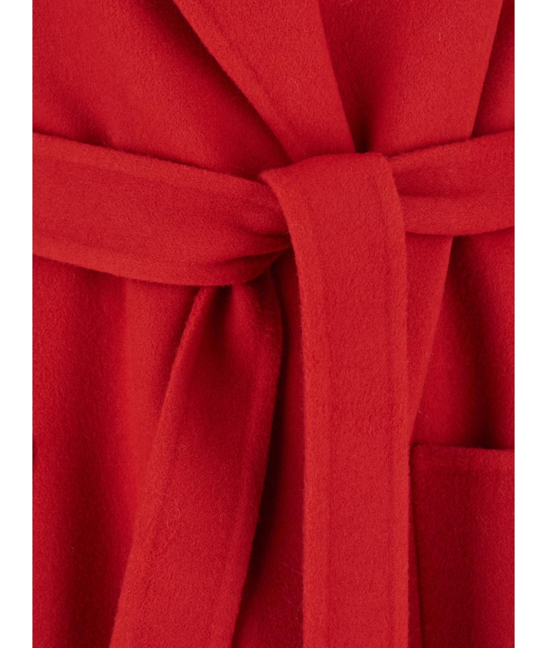 FABIANA FILIPPI Красное шерстяное пальто, фото 3