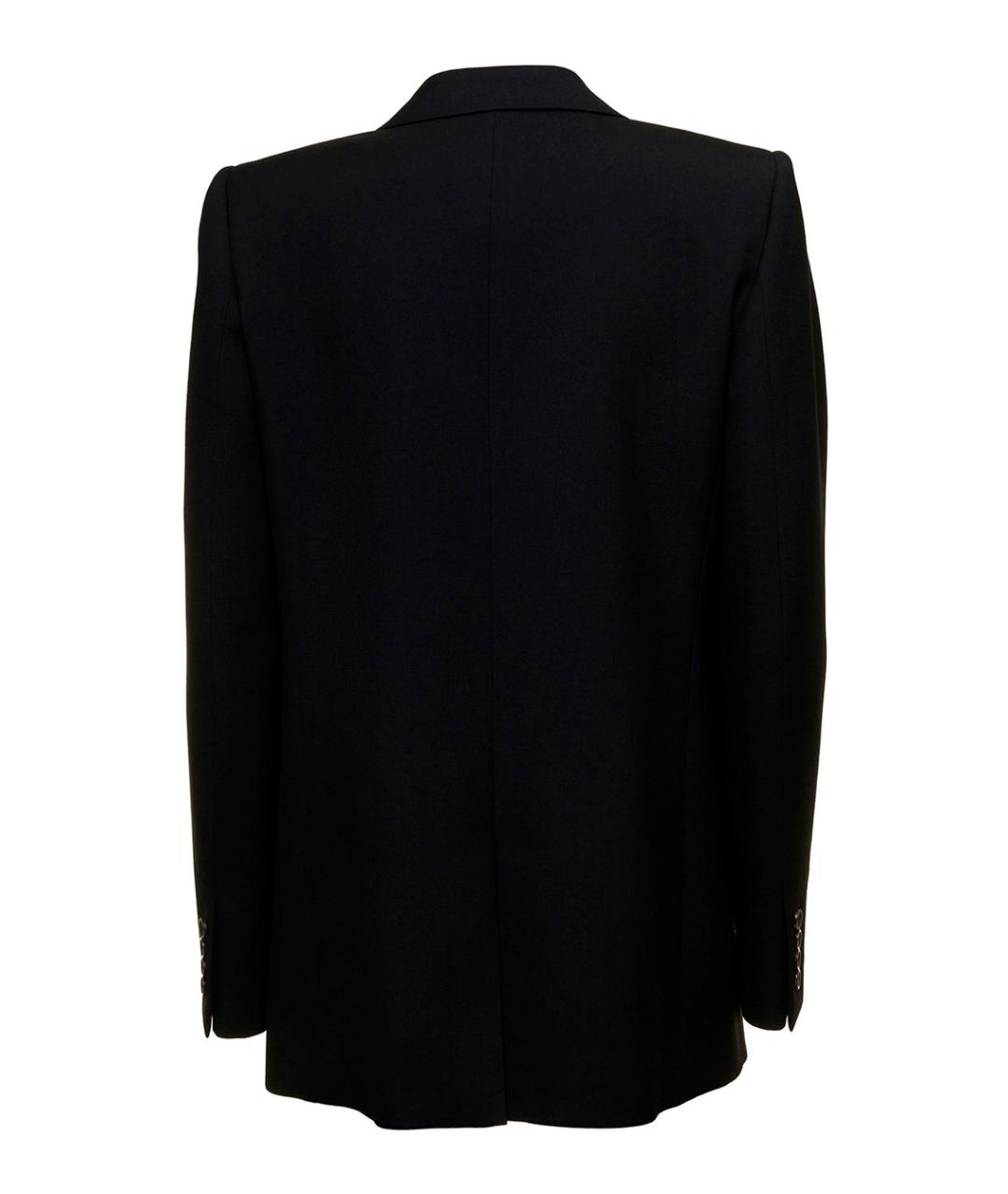 SAINT LAURENT Черный шерстяной жакет/пиджак, фото 2