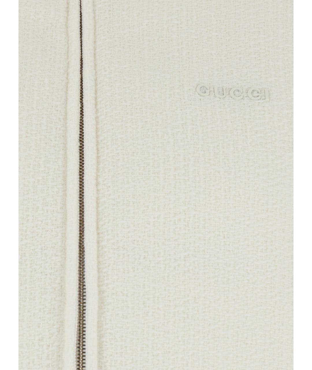 GUCCI Белый шерстяной пуховик, фото 3