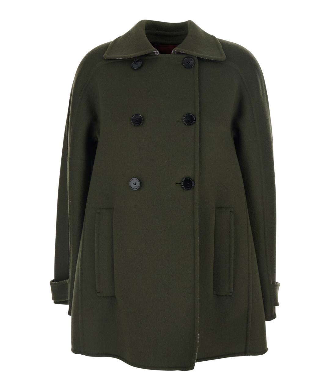 GUCCI Зеленые шерстяное пальто, фото 1