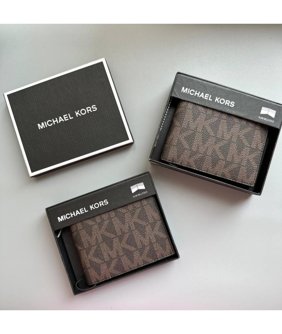 MICHAEL KORS Коричневый кошелек, фото 5