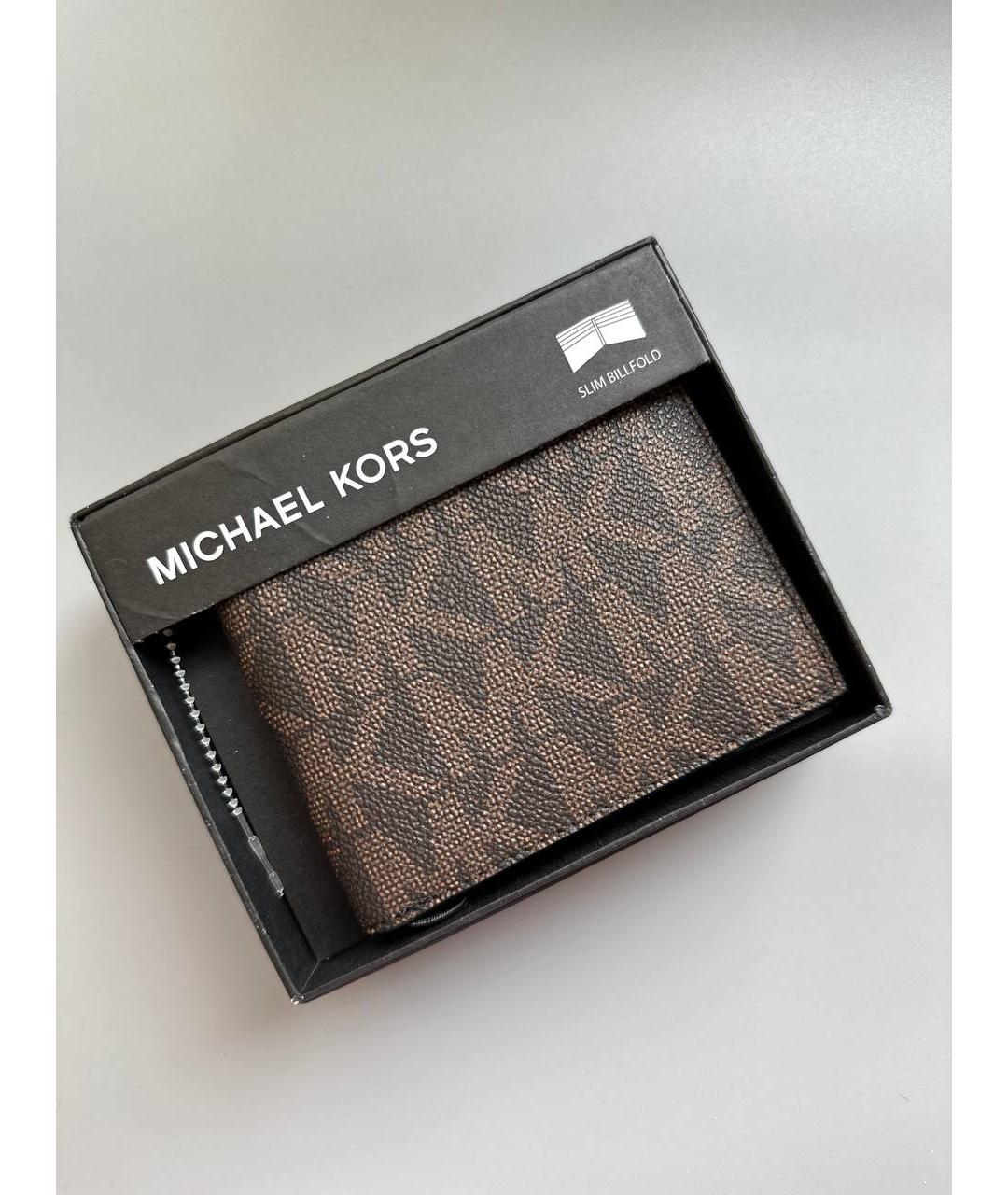 MICHAEL KORS Коричневый кошелек, фото 2