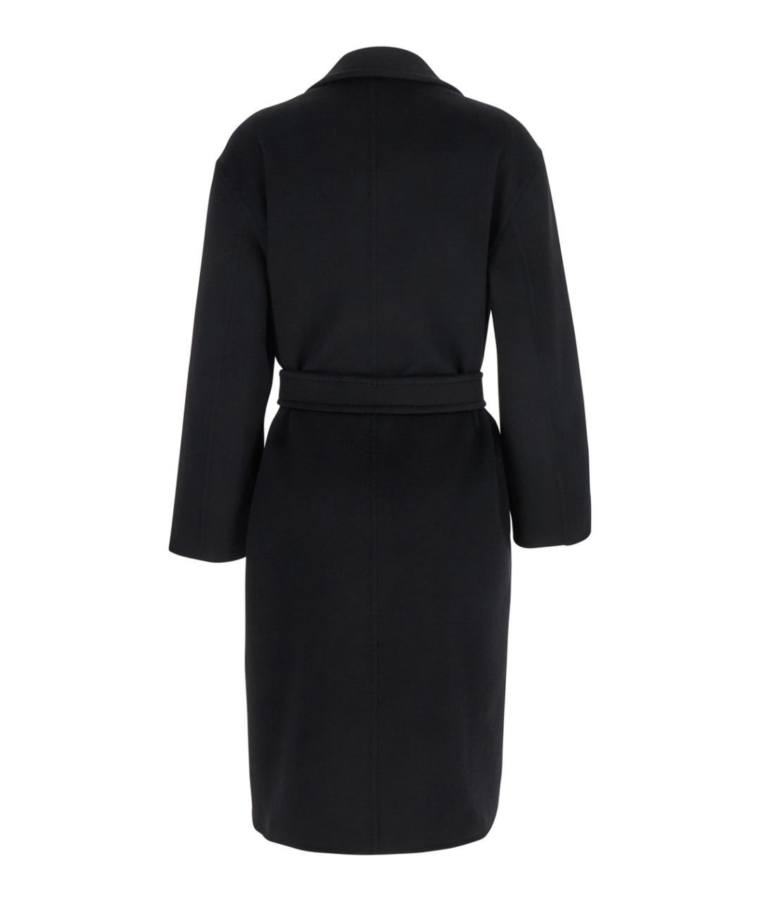 MAX MARA Черное кашемировое пальто, фото 2