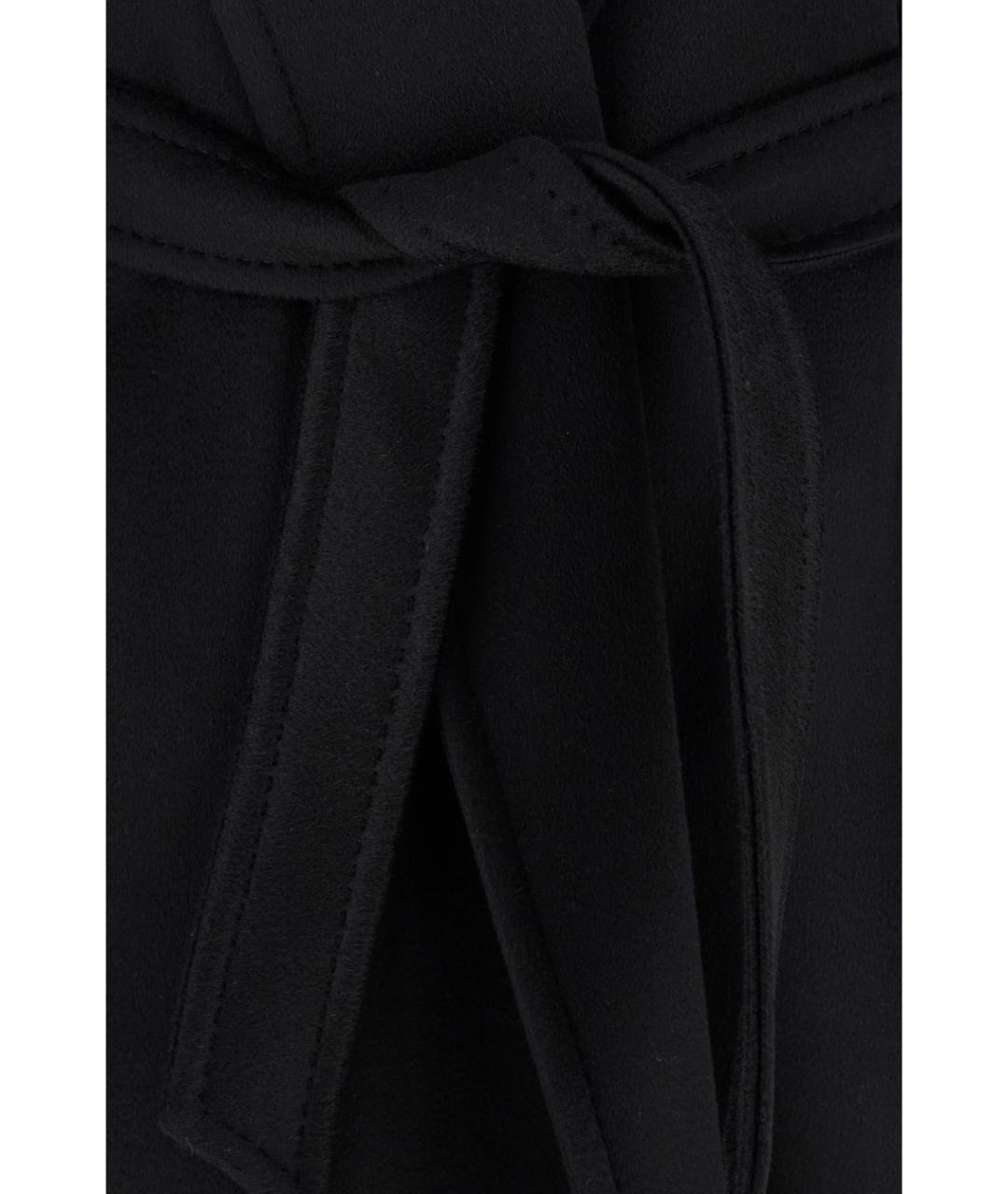 MAX MARA Черное кашемировое пальто, фото 3