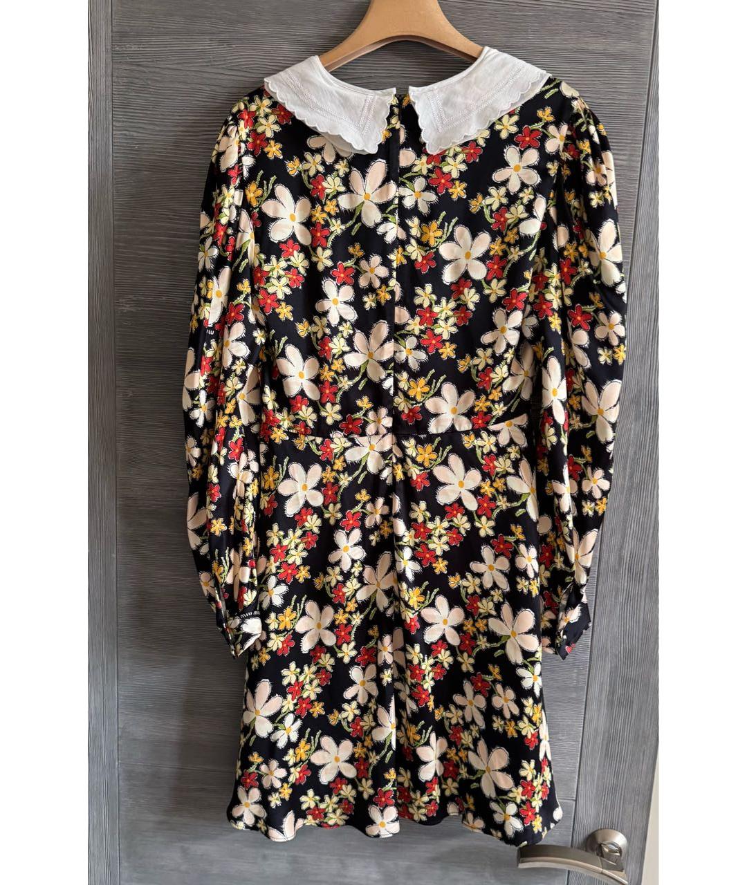 MIU MIU Мульти вискозное повседневное платье, фото 2