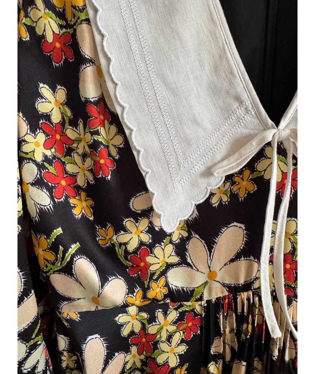 MIU MIU Мульти вискозное повседневное платье, фото 4