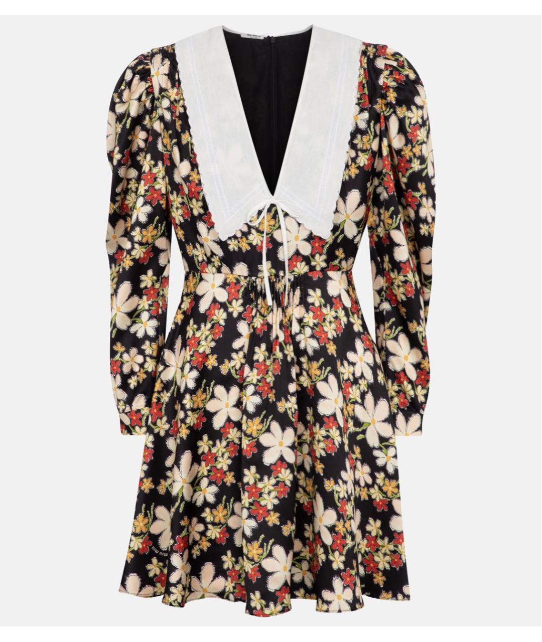 MIU MIU Мульти вискозное повседневное платье, фото 9