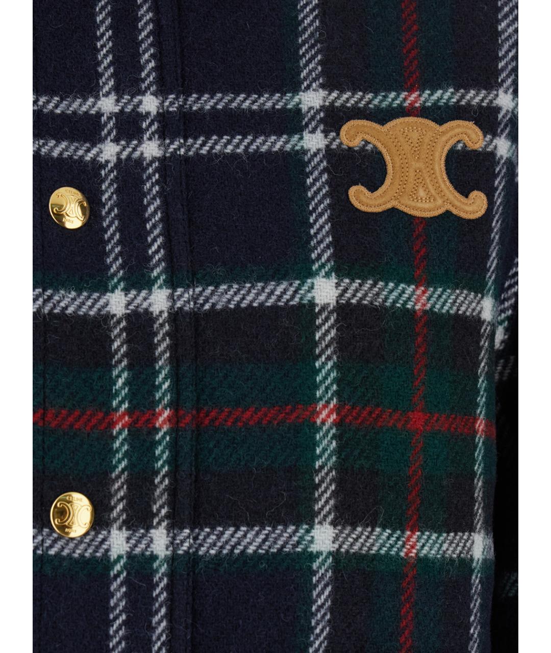 CELINE Мульти шерстяная куртка, фото 3