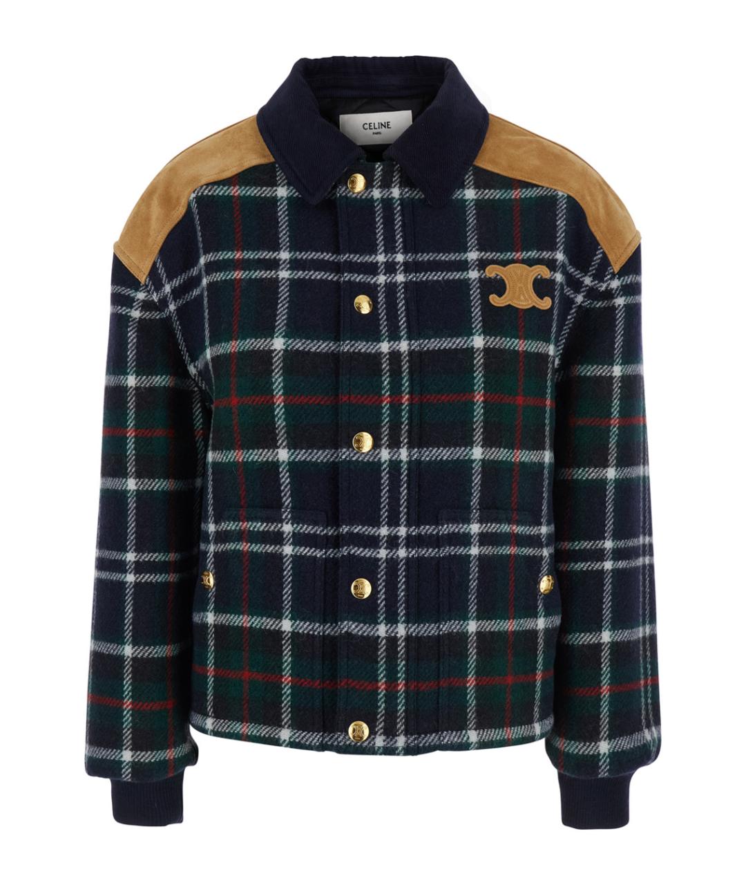 CELINE Мульти шерстяная куртка, фото 1