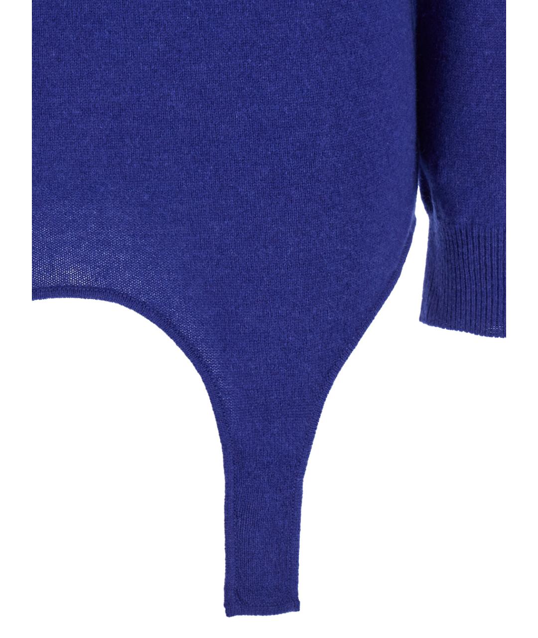 SAINT LAURENT Синий кашемировый джемпер / свитер, фото 3