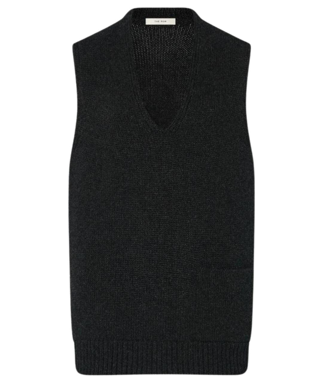 THE ROW Антрацитовая кашемировая жилетка, фото 1