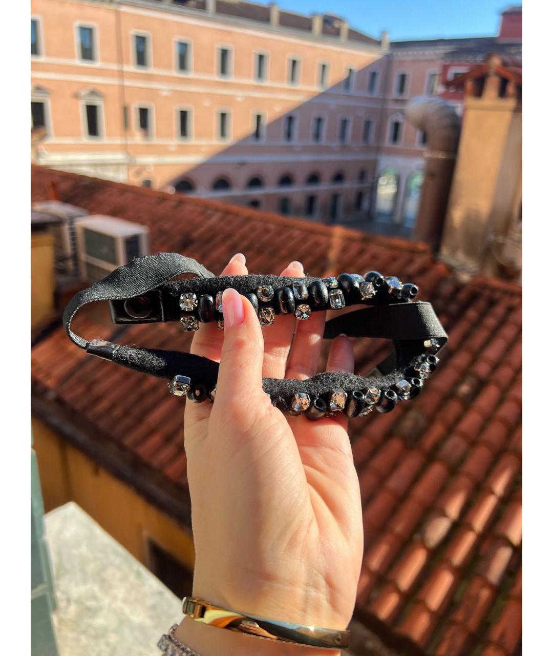 LANVIN Черный кожаный ремень, фото 5