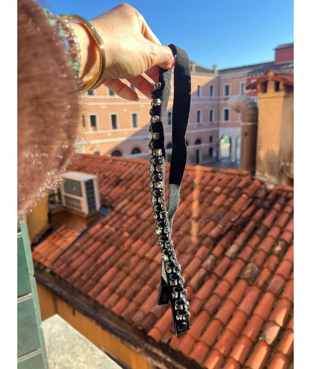 LANVIN Черный кожаный ремень, фото 4