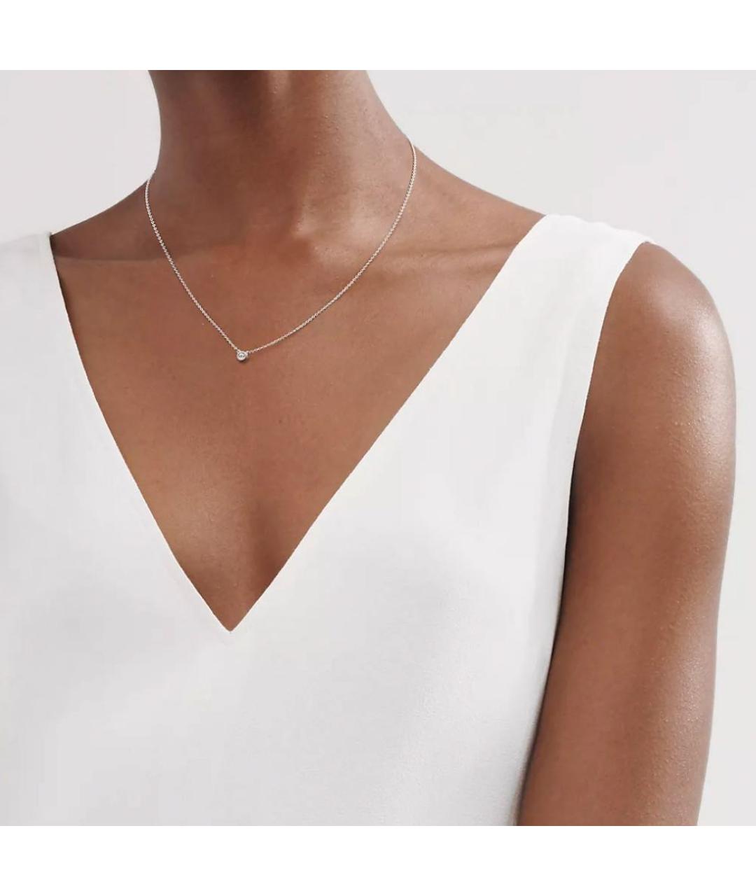 TIFFANY&CO Голубая серебряная подвеска, фото 2