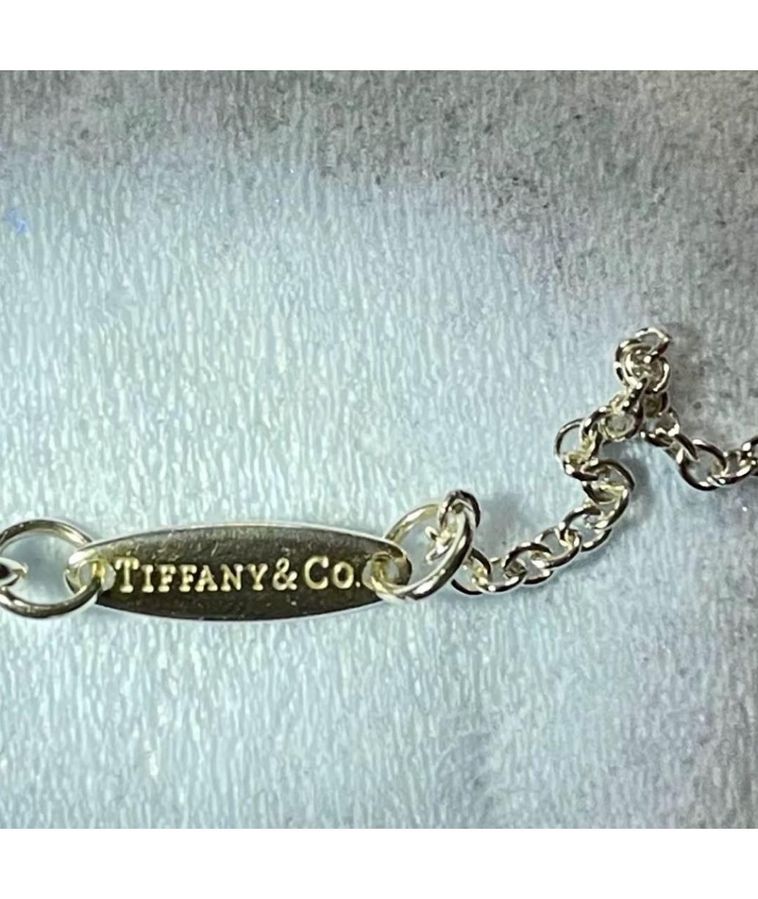 TIFFANY&CO Голубая серебряная подвеска, фото 7