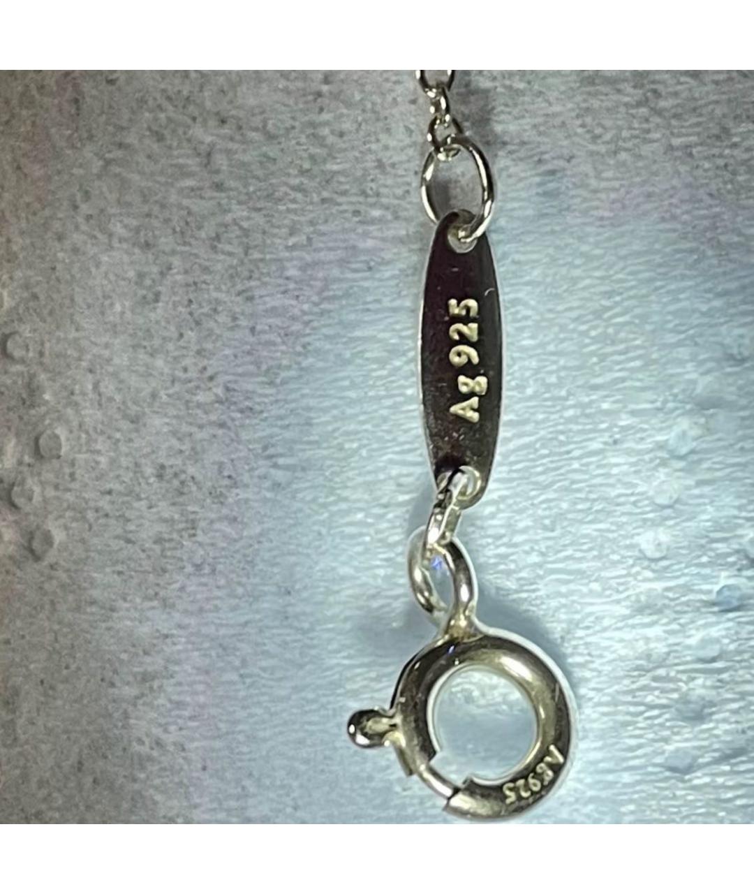 TIFFANY&CO Голубая серебряная подвеска, фото 6