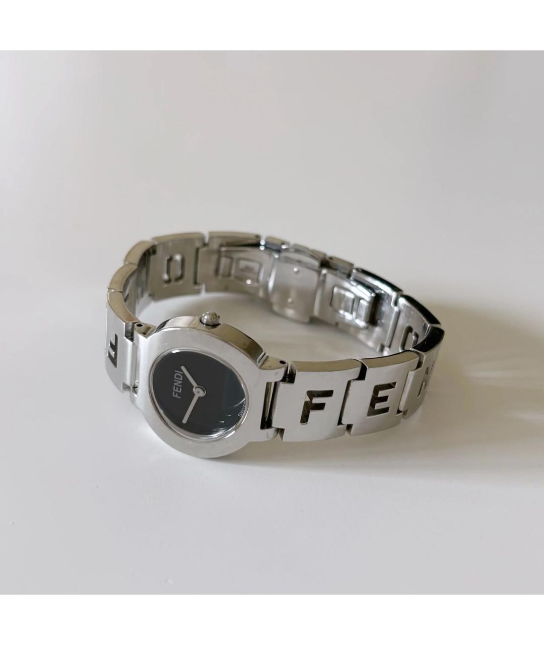 FENDI Серебряные стальные часы, фото 3