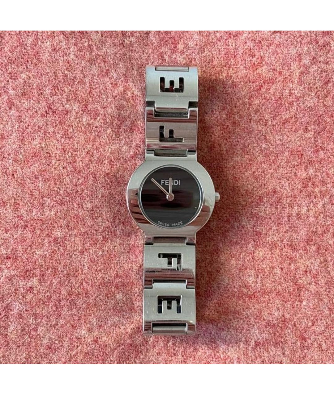 FENDI Серебряные стальные часы, фото 6