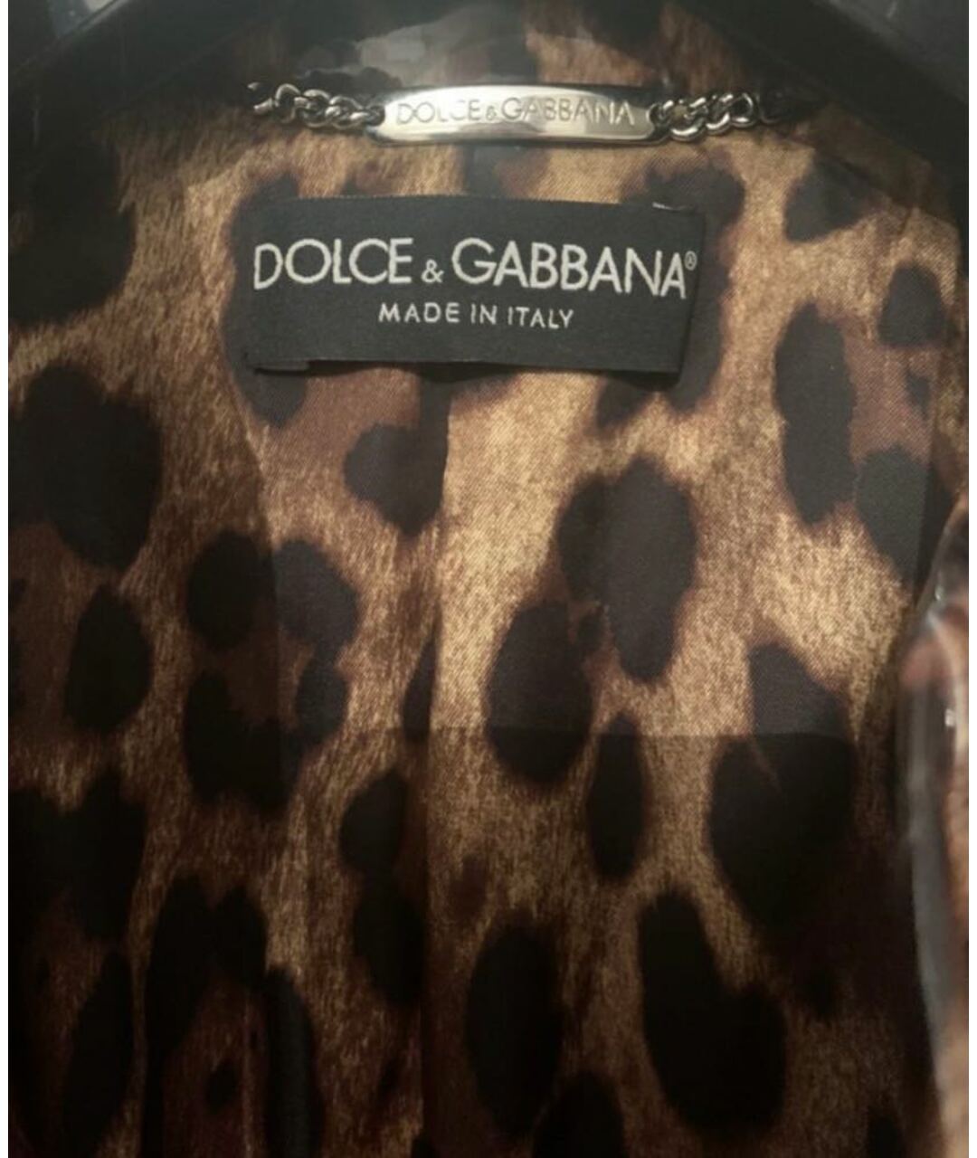 DOLCE&GABBANA Кожаная куртка, фото 2