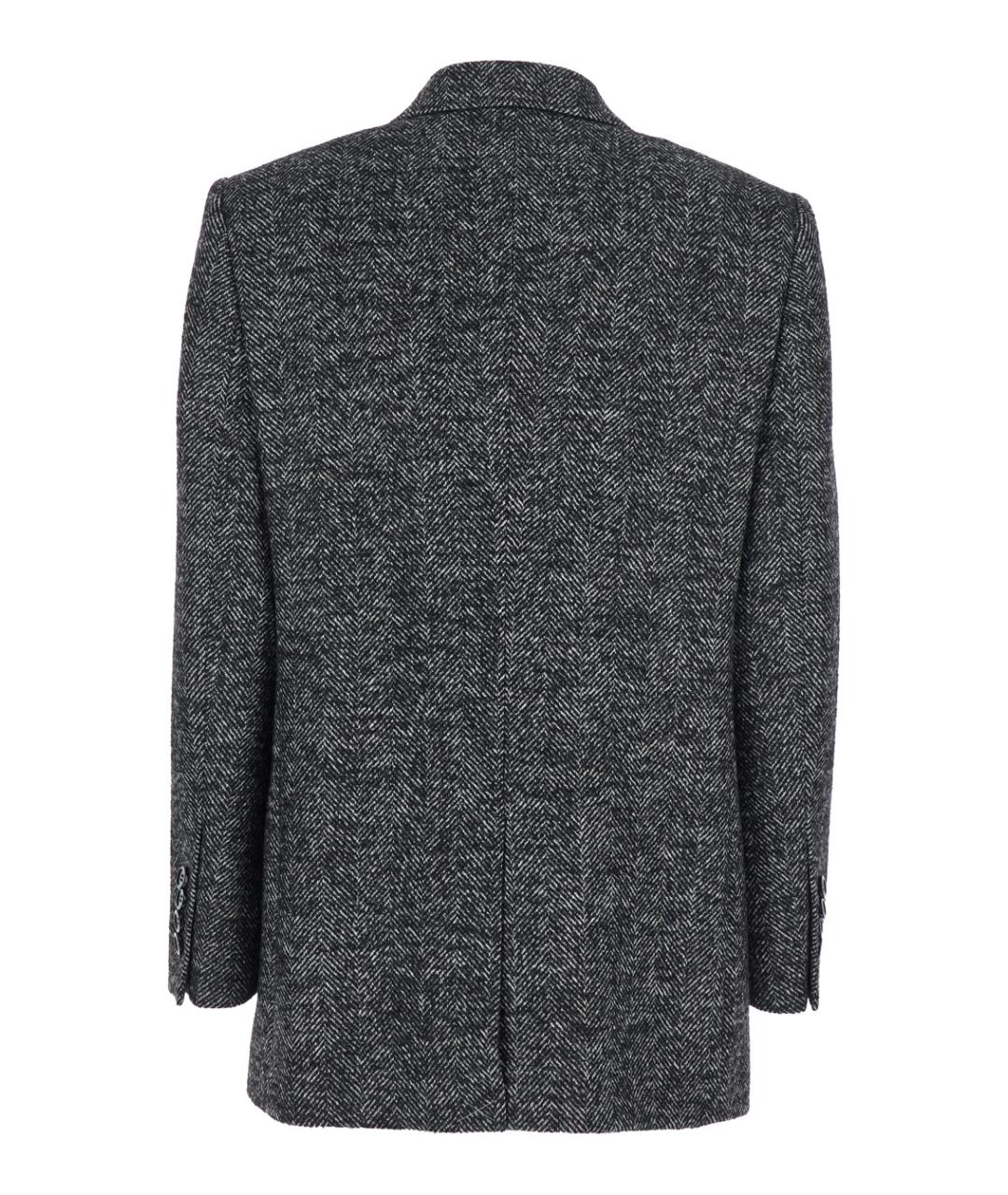 DOLCE&GABBANA Серый шерстяной жакет/пиджак, фото 2