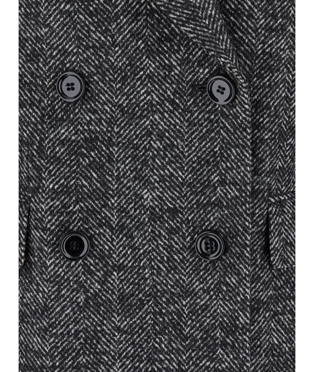 DOLCE&GABBANA Серый шерстяной жакет/пиджак, фото 3