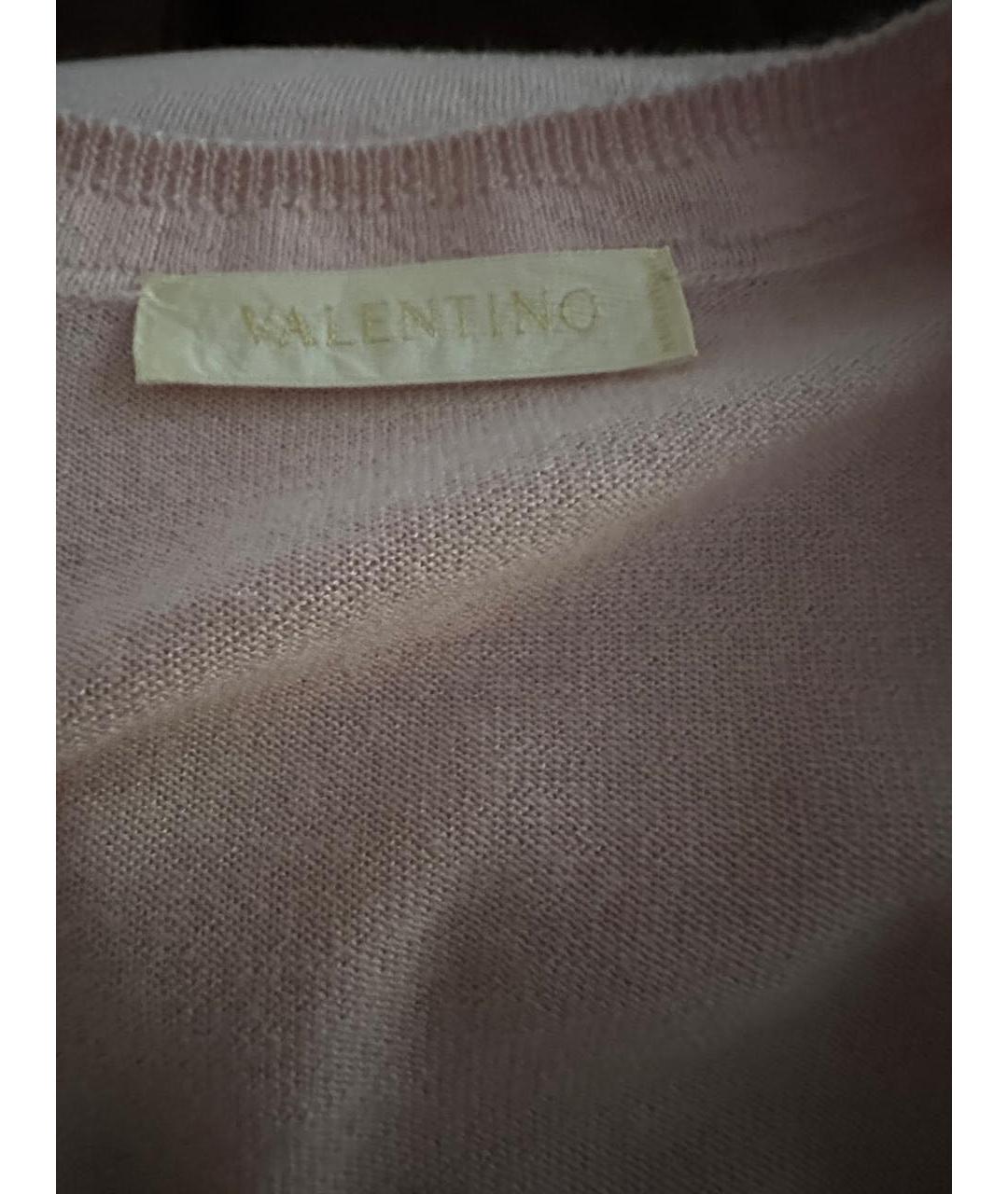 VALENTINO Розовый кашемировый джемпер / свитер, фото 2