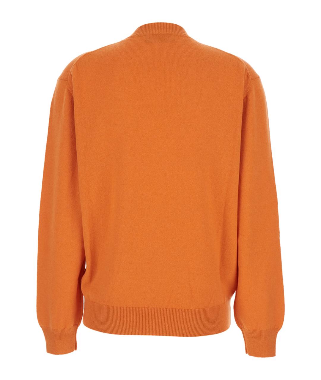 FENDI Оранжевый кашемировый джемпер / свитер, фото 2