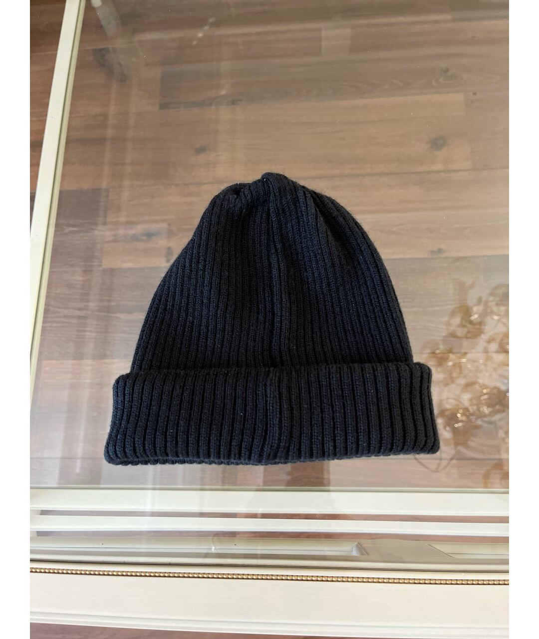 MONCLER Черная шапка, фото 2