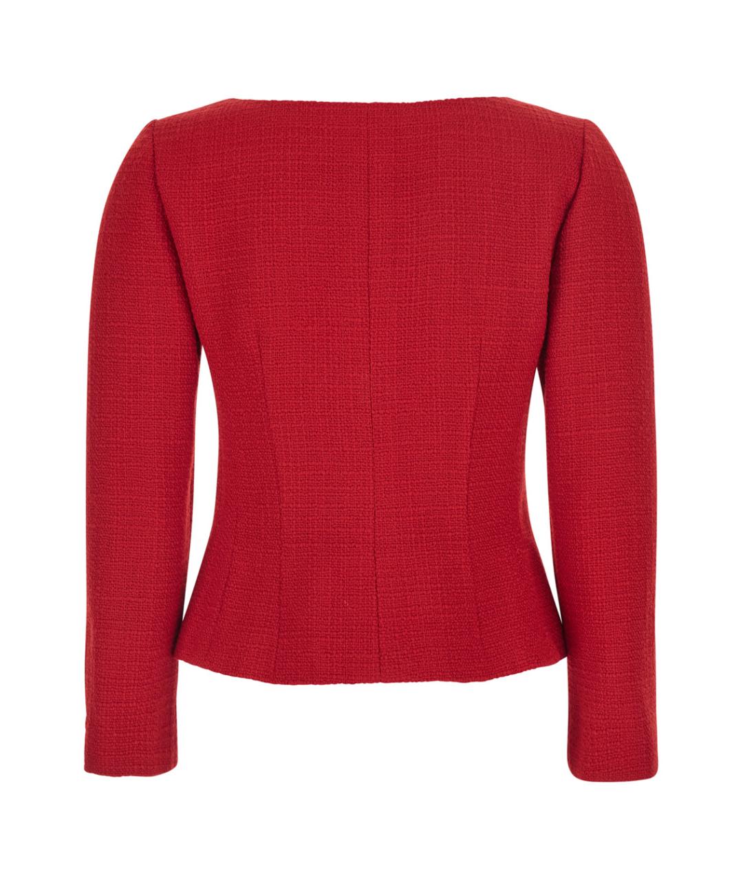 VALENTINO Красный шерстяной жакет/пиджак, фото 2