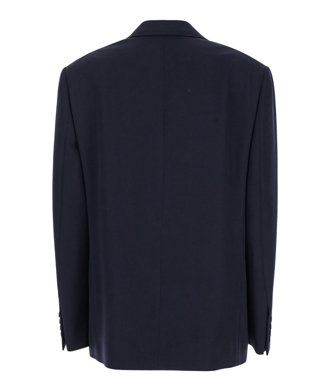 THE ROW Синий шерстяной жакет/пиджак, фото 2